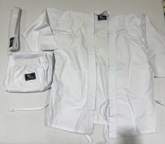 Hawk Karate Gi Martial Arts Uniform White Size 4 Fits 5’7”- 5’11” Full Suit, NEW