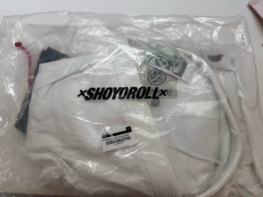 Authentic Shoyoroll Rasta Comp Gi. Size 2. White. Hard To Find Unopened/New!!