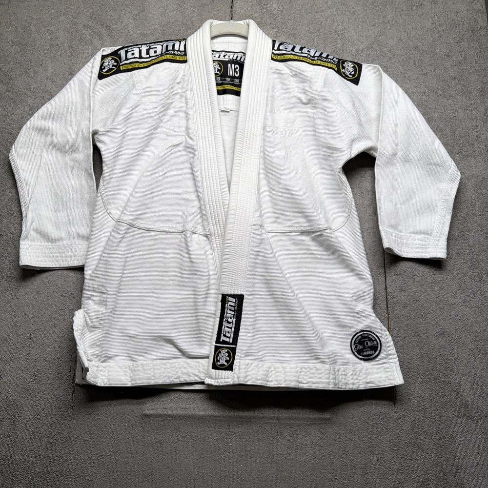 Tatami Fightwear Jiu Jitsu Gi Jacket White M3 Adult BJJ Training Uniform