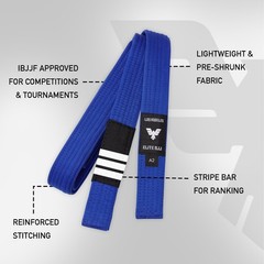 Adults Brazilian Jiu Jitsu Belts for Men & Women,Cotton IBJJF Approved BJJ Be…