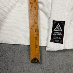 Gracie Barra Jiu-Jitsu Official Gi Set Mens Size 6/190 White BJJ Cotton Martial