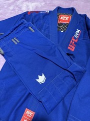 UFC GYM BJJ Jiu-Jitsu Martial Arts Gi Uniform Blue Adult Unisex Size A4