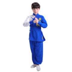 Kids Adults Chinese Kung Fu Tai Chi Uniform Martial Arts Suit Dragon Embroidery