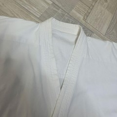 Shureido K-9 Karate Gi Uniform Set Jacket Pants Size 3.5 White Cotton Japan Made