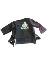 SBG Gi Youth Child Black C2 Straight Blast Gym MMA Martial Arts JuJitSu