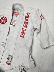 Gracie Barra Equipe Edition Kimono/Pants Gi White Youth Y2 Brazilian Jiu-Jitsu