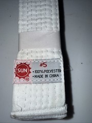 Taekwondo Tekno and Sun #5 Belt