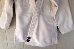 Fuji Gi Top Jacket Pants Belt Kimono Adult Sz A1 White Judo BJJ MMA Heavyweight