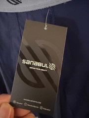 Sanabul Size 2XL Mens Base Layer Compression Pants Navy Blue