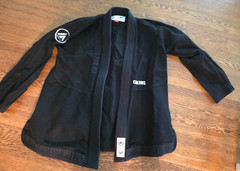 BJJ Gi Jacket Mens Size A4 Black Brazilian Jiu Jitsu For All KAIJU