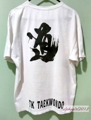 T.K Taekwondo White Tae kwondo Martial Arts T-Shirt Size XL Vintage L203
