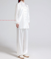 Women Mens Martial Arts Suit Chinese Traditional Tang Suit Tai Chi Kung Fu Sets