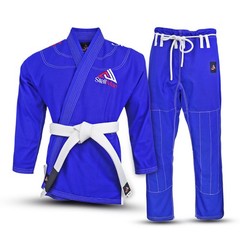 Stellman Core Brazilian Jiu Jitsu Blue 350gsm Grappling Fighting Uniform BJJ Gi