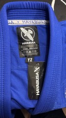 Hayabusa Kids BJJ Gi Y2 Blue Ripstop Pants 350GSM Pearl Weave NWT Jujitsu MMA
