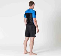 Fuji Sports IBJJF Ranked BJJ Jiu Jitsu Short Sleeve SS Rashguard – Blue