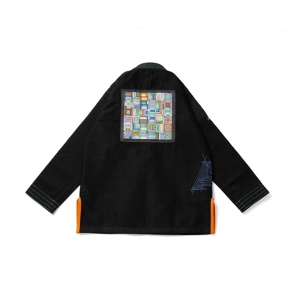 Albino and Preto Black BJJ GI Kimono Stained Glass Edition