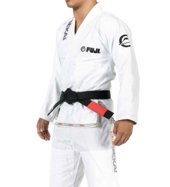 New Fuji Sports Sekai 2.0 „World” Mens Brazilian Jiu-Jitsu BJJ Gi White A3 SIZE