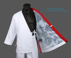 MOOTO GRAND MASTER Geum Gang Uniform/Karatedo/Geum Gang Dobok/Black-neck