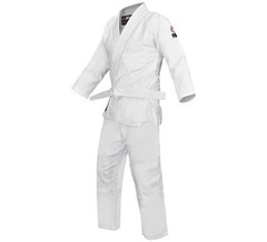 New Fuji Sports Mens Kids Womens Single Weave Judo Gi Kimono – White 1 Size