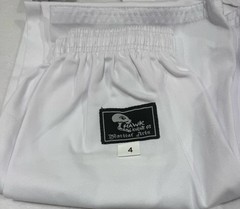 Hawk Karate Gi Martial Arts Uniform White Size 4 Fits 5’7”- 5’11” Full Suit, NEW