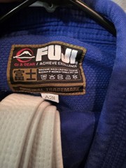 Fuji Blue Jiu Jitsu Gi Set A2H Pants Top Belt Clean Set