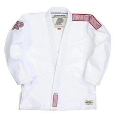 Albino & Preto BJJ Gi – Batch 8 (White) – Premium Quality 450 GSM
