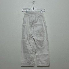 Adidas WKF Approved White Stretch Waist Drawstring Karate Pants Kid’s 150-160 cm