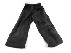Vintage Youth Kung Fu Costume Set Black Red Trim Size Small Pre-Owned