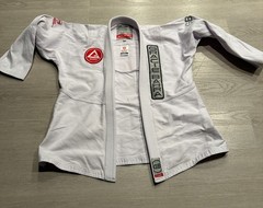 Gracie Barra Equipe GB1 Pro BJJ Gi White A3 Competition Legal Jiu Jitsu Kimono