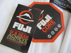 Fuji Core Gi Gear Kimono Martial Arts TOP & BELT ONLY 83977 White Sz 1 NEW
