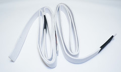 New Lot of 2 Barra GB EDITION LIGHT ADULT BELT – WHITE A2 Ships FREE