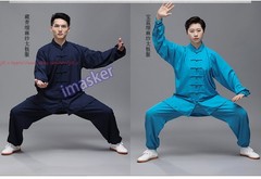 Women Men Soft Chinese Tai Chi Martial arts Suit Wing chun Wushu Kung fu Uniform