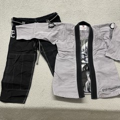 Custos Athletic Gi Set Adult A2 Gray Jiu Jitsu Ripstop MMA Grappling *No Belt