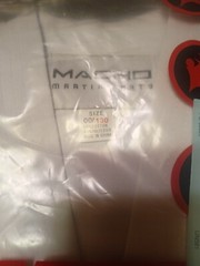 Macho Martial Arts Taiwan Doe Uniform Size 00 / 130 And KD Elite Rank Yellow…