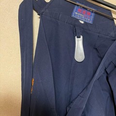 Japanese Kendo Hakama Pants Kimono Toray Tetrex Dark Blue Used Uniform