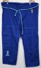 New Set Top Pants Fuji Sekai „World” Brazilian Jiu Jitsu Gi Kimono Woman W3 Blue