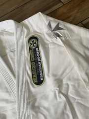 Marcio Cruz Kimonos Set Top Bottom Belt Brazilian Jiu-Jitsu MMA White Adult 3