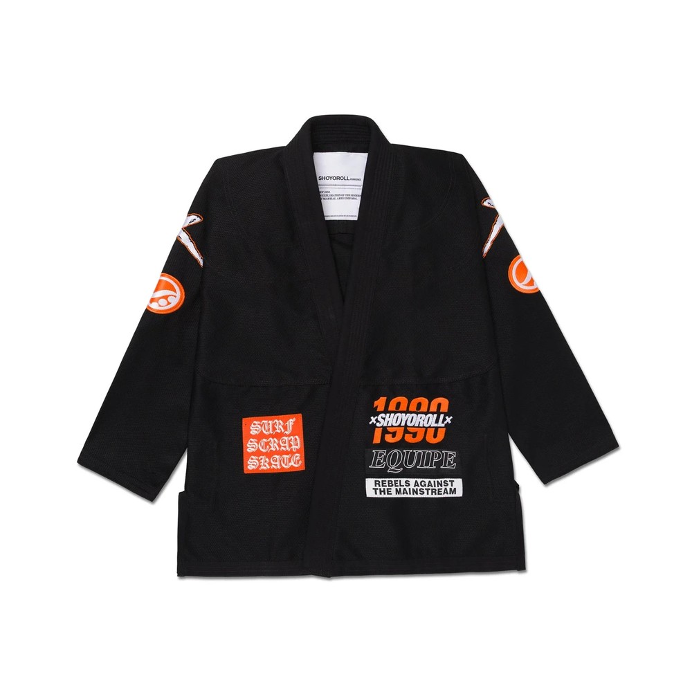 Shoyoroll Batch #164: Moto Black BJJ Gi Kimono 450 GSM