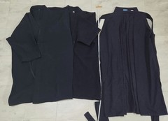 Japanese Kendo Gi Jacket Hakama Pants 3 Pieces Set Martial Arts Uniform