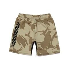 Shoyoroll Training Rash Guard SS (BF20) Tan Camo & Training Fitted Shorts BJJ