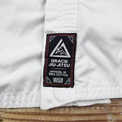 Jiu Jitsu Gracie University GI Kimono White Robe 1/140 Martial Arts MMA 2 Belts