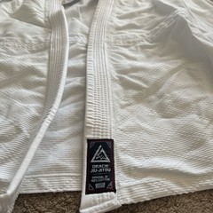 NWT Gracie Brand Jiu-Jitsu Official Gi Top Only Uniform Adult 5/180 + New Belt