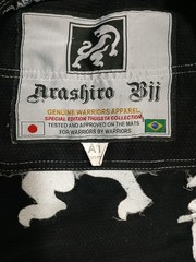 Arashiro Black A1 Brazilian Jiu Jitsu Jacket And Pants Martial Arts