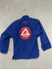 Gracie Barra Kimono Gi Jacket Youth Y5 Blue MMA Jiu Jitsu Uniform TOP ONLY
