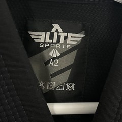 Elite Sports BJJ Jiu-Jitsu Gi Jacket Kimono Top A2 Black/Purple