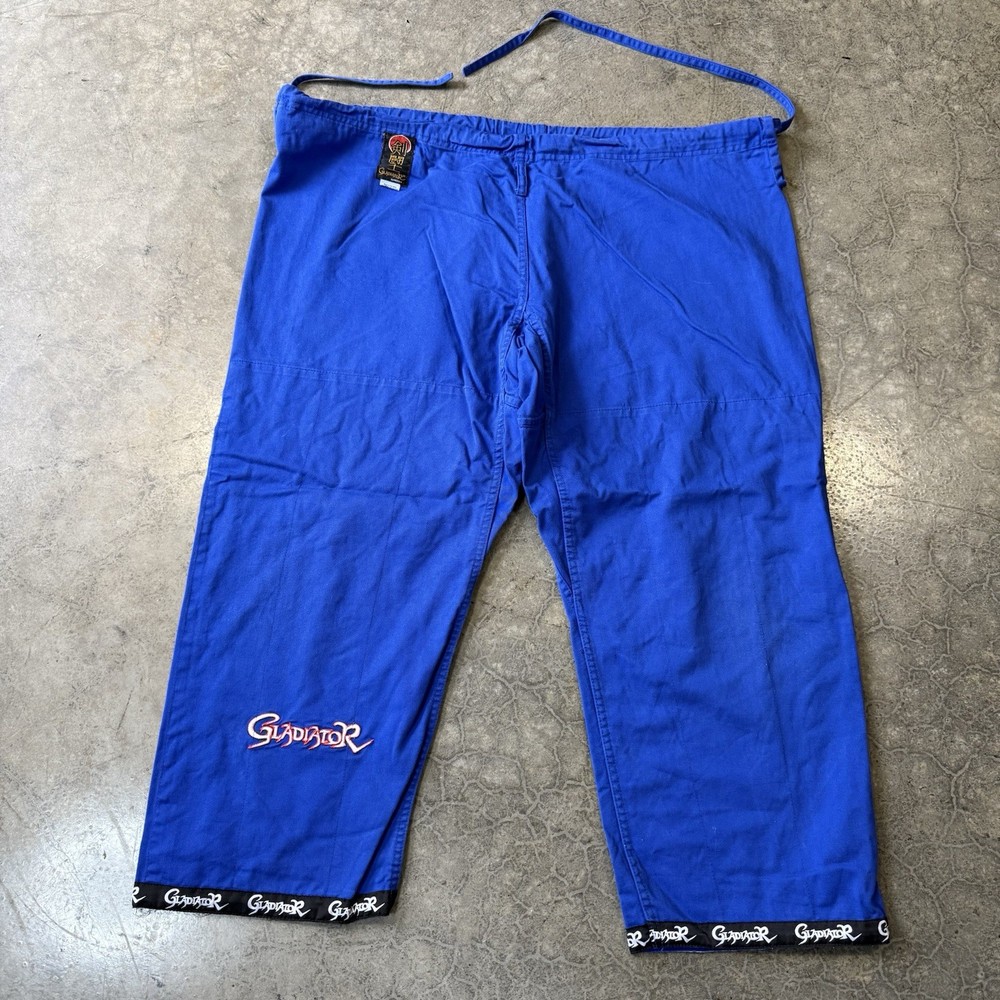 Gladiator Gis Jiu Jitsu Karate Pants Blue