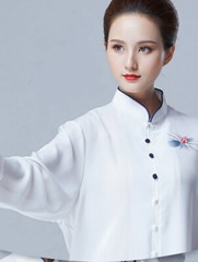 Women Tai Chi Clothes Wushu Clothing Martial Art Uniform Kung Fu Dress Long