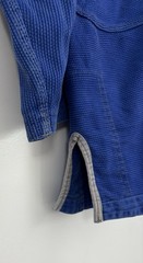 KINGZ 450 Royal Blue Jiu Jitsu Robe Size A1 (approx. Adult Small)