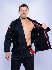 New Fuji Sports Sekai 3.0 „World” Mens Brazilian Jiu-Jitsu BJJ Gi – Black/Grey