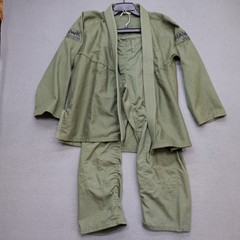 Hawk Jiu Jitsu Kimono Gi Adult A1 Green MMA Pant & Jacket No Belt